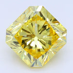 2.29 CT Fancy Vivid Yellow Radiant Cut Lab Grown Diamond – VS1 Clarity