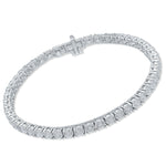 Platinum Round Lab Grown Diamond Tennis Bracelet 7.0 CTW Vs1-Vs2