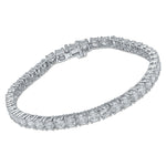 Platinum Round Lab Grown Diamond Tennis Bracelet 10.0 CTW Vs1-Vs2