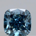 Diamante suelto de 1,91 quilates, cultivado en laboratorio, corte cojín cuadrado, azul profundo, con certificación IGI