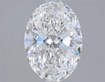 2.60ct Oval Lab Grown Diamond (Colour D, Clarity IF, IGI Certified)