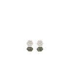 14K White Gold Fashion Earrings Lab Grown Diamond 0.50 cttw E Color VS1 Clarity