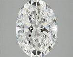 3.06ct Oval Lab Grown Diamond (Colour E, Clarity VS2, IGI Certified)