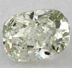 Diamante suelto alargado de 1,60 quilates, cultivado en laboratorio, de corte cojín, color verde intenso y elegante, con certificación IGI.