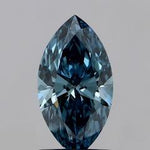 1.01 CT Fancy Intense Greenish Blue Marquise Cut Lab Grown Loose Diamond – IGI Certified