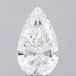 5.71ct Pear Lab Grown Diamond (Colour E, Clarity VVS2, IGI Certified)