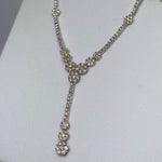 18K White Gold 7.00 cttw Diamond Fancy Antique Necklace