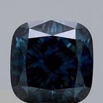 2.68 CT Fancy Deep Greenish Blue Square Cushion Cut Lab Grown Loose Diamond – IGI Certified