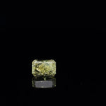 4.04ct Radiant Fancy Vivid Yellow Lab Grown Diamond VS1