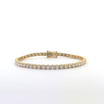 14K Yellow Gold 5.72 cttw Lab Grown Diamond Tennis Bracelet
