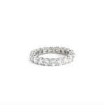 14K White Gold 2.65 cttw Round Cut Lab Grown Diamond Eternity Band