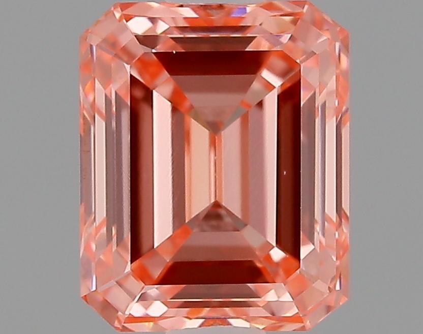 1.02 CT Fancy Intense Pink Emerald Cut Lab Grown Loose Diamond – IGI Certified