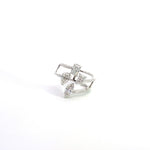 14K White Gold Marquise Pear Radiant Cut 2.30 cttw Lab Grown Diamond Fancy Ring