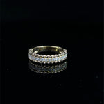 14K Yellow Gold Round Cut Lab Grown Diamond Ring 0.423cttw