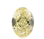 5.54 CT Oval Cut Lab Grown Loose Diamond – Fancy Light Yellow, SI2 Clarity, IGI Certified (12813107)