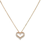 14K Rose Gold Heart Diamond Fashion Pendant 0.65CTTW E VS1
