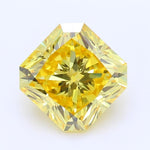 1.51 CT Fancy Vivid Orangy Yellow Radiant Cut Lab Grown Diamond – VS1 Clarity