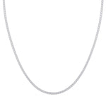 14K white Gold Tennis Necklace 10.00 CTW