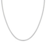 14K yellow Gold Tennis Necklace 15.00 CTW