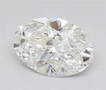 1.57ct Oval Lab Grown Diamond (Colour D, Clarity FL, Cut EX, IGI Certified)