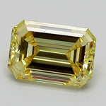 2.01ct Emerald Lab Grown Diamond (Colour Fancy Yellow, Clarity VS2, IGI Certified)