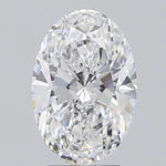 2.50ct Oval Lab Grown Diamond (Colour D, Clarity IF, IGI Certified)