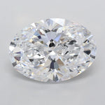 2.53ct Oval Lab Grown Diamond (Colour D, Clarity FL, IGI Certified)