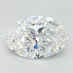 2.53ct Oval Lab Grown Diamond (Colour D, Clarity FL, IGI Certified)