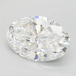 2.57ct Oval Lab Grown Diamond (Colour D, Clarity FL, IGI Certified)