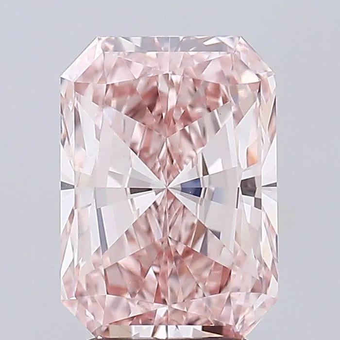 2.96ct Radiant Lab Grown Diamond (Colour Fancy Pink, Clarity VS1, IGI Certified)