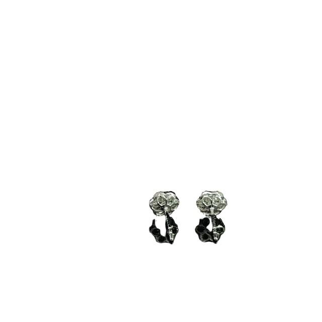 14K White Gold Fashion Earrings Lab Grown Diamond 0.50 cttw E Color VS1 Clarity