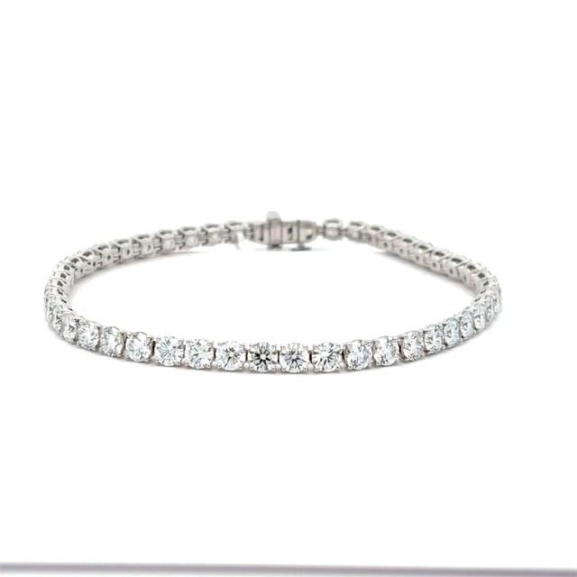 14KWG 8.46 CTTW LAB GROWN DIAMOND TENNIS BRACELET