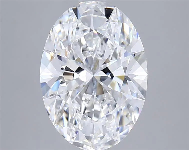 3.02ct Oval Lab Grown Diamond (Colour D, Clarity VVS2, IGI Certified)