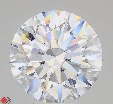 3.65ct Round Lab Grown Diamond (Colour D, Clarity VVS2, Cut ID, IGI Certified)