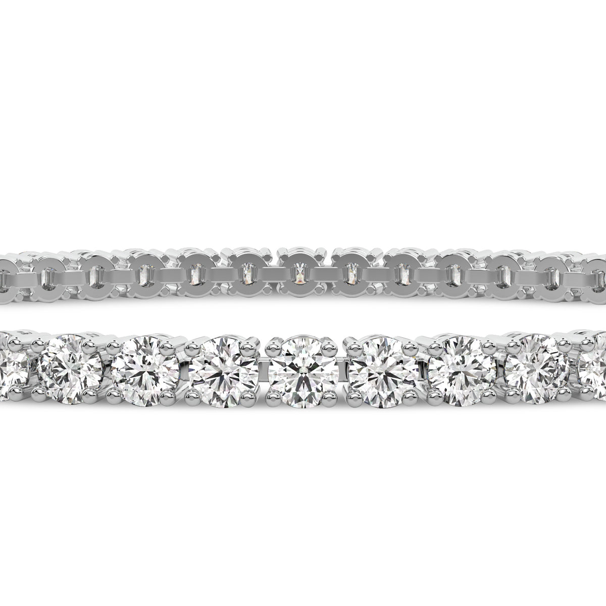 Platinum Tennis Bracelet 7.00 CTW