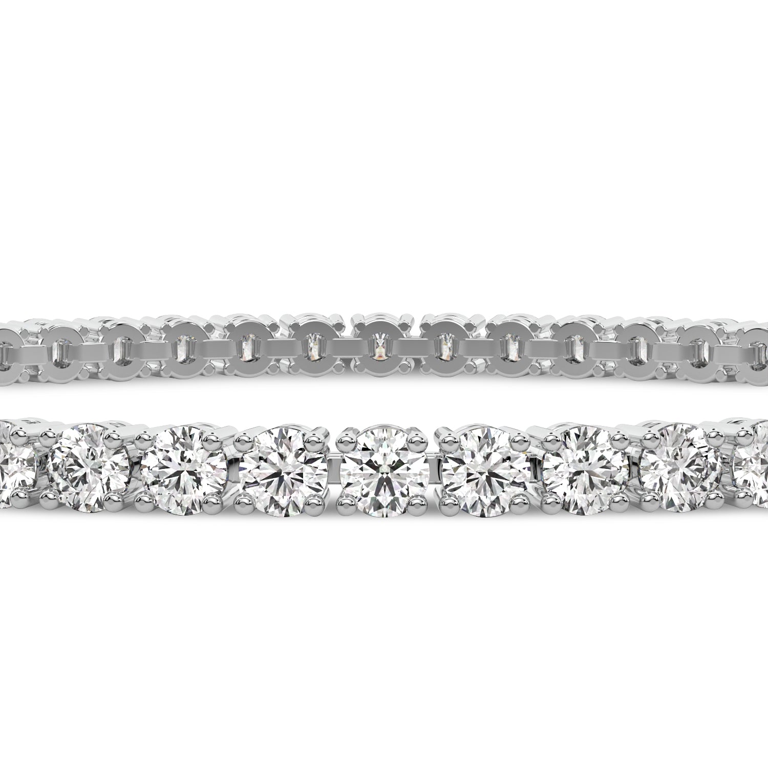 Platinum Tennis Bracelet 7.00 CTW