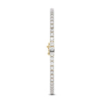14K yellow Gold Tennis Bracelet 5.00 CTW