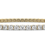 14K yellow Gold Tennis Bracelet 5.00 CTW