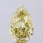 5.02ct Pear Lab Grown Diamond (Colour Fancy Yellow, Clarity VS2, IGI Certified)