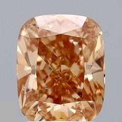 1.71 CT Fancy Vivid Yellow Orange Elongated Cushion Cut Lab Grown Loose Diamond – IGI Certified