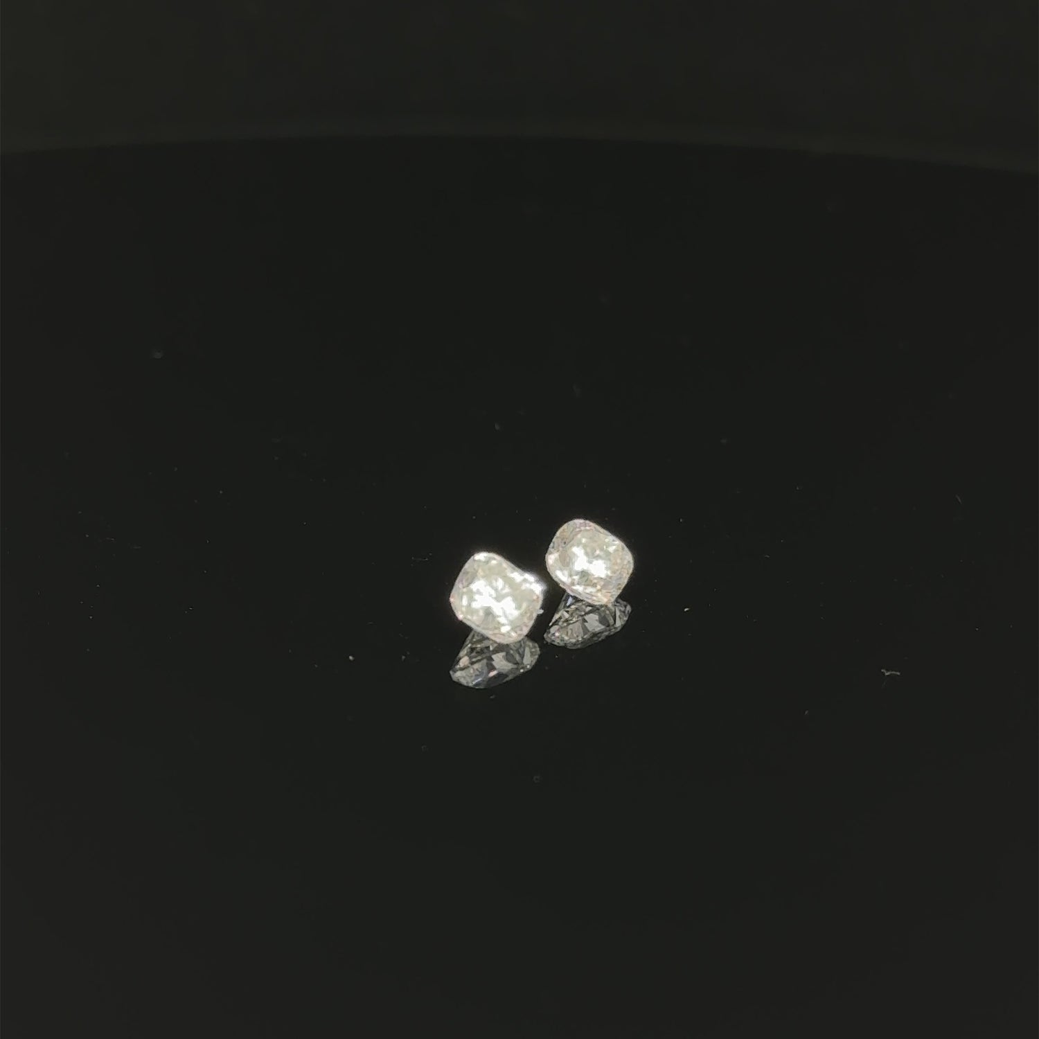 0.80 CTTW Cushion Cut Lab Grown Loose Diamond Pair – FG Color / SI Clarity