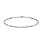 14K white Gold Tennis Bracelet 1.25 CTW