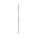 14K white Gold Tennis Bracelet 1.25 CTW