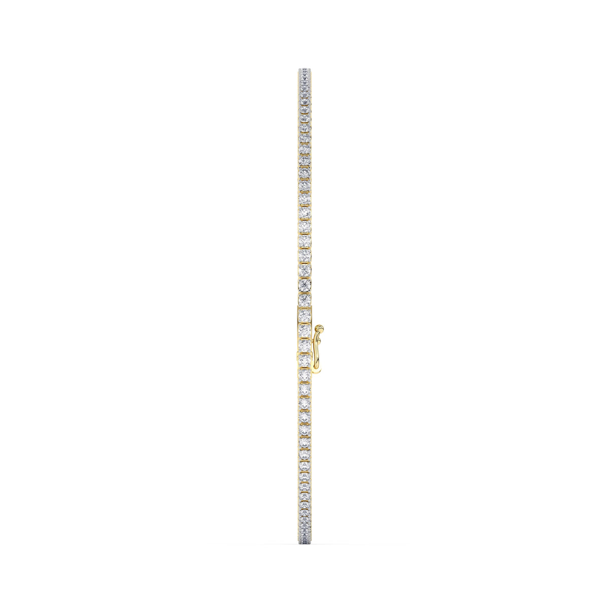 14K yellow Gold Tennis Bracelet 1.25 CTW