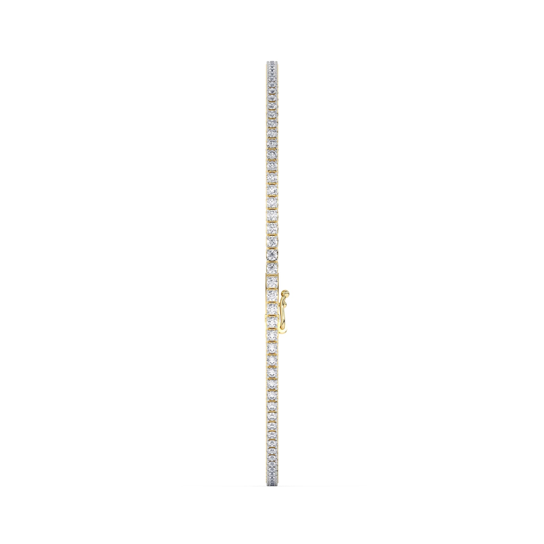 14K yellow Gold Tennis Bracelet 1.25 CTW