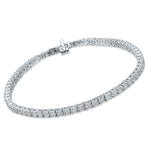 14K white Gold Tennis Bracelet 4.00 CTW
