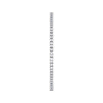14K white Gold Tennis Bangle 2.00 CTW