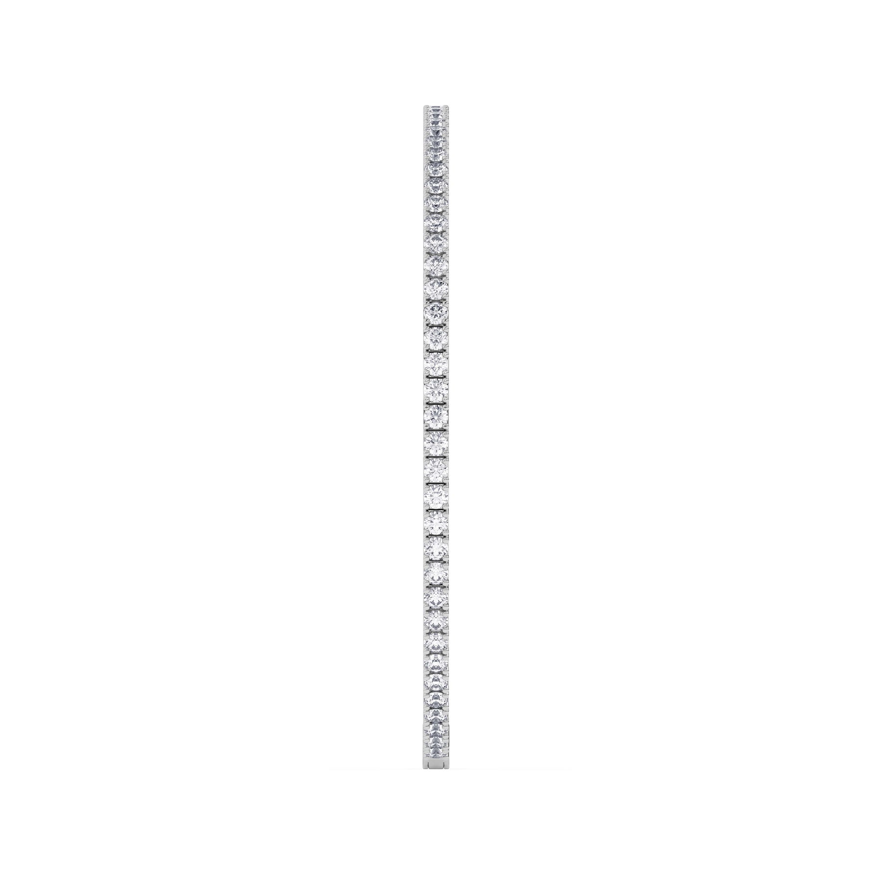 14K white Gold Tennis Bangle 2.00 CTW