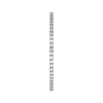 14K white Gold Tennis Bangle 4.00 CTW
