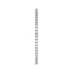 14K yellow Gold Tennis Bangle 4.00 CTW